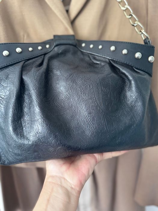 Чанта от естествена кожа Elisabetta Franchi
