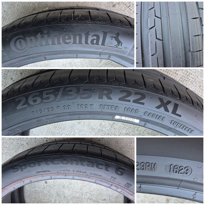 O bucată 265/35 R22 vară - una Continental Pirelli Goodyear Dunlop