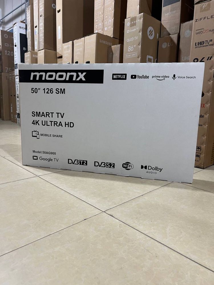 Телевизор Moonx 32/43/50/55 с низкой ценой со склада, гарантия 3 года