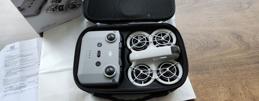 DJI Neo Fly More Combo – ca nou, 3 baterii, factură, cutie transport
