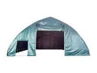 Corturi Hale  Semirotunde in alb/verde 620g/m² PVC IGNIFUG ab