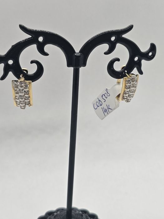 Vand cercei din aur 14 k 3.96 g cod 508