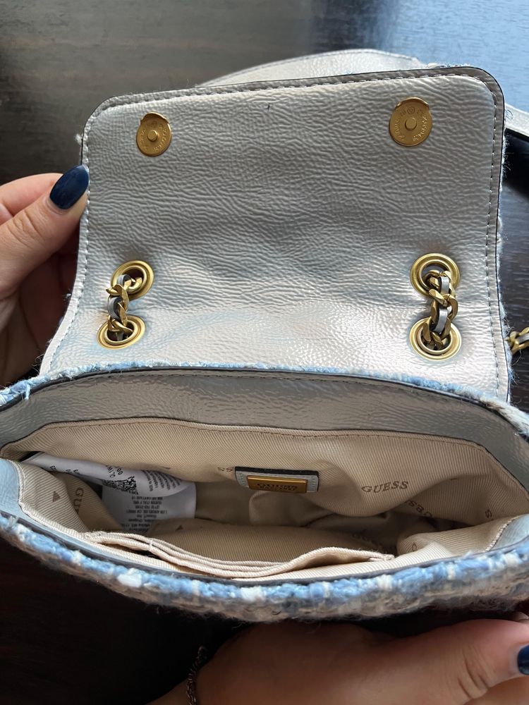 GeantăGuess GIULLY MINI, culoare stormy blue