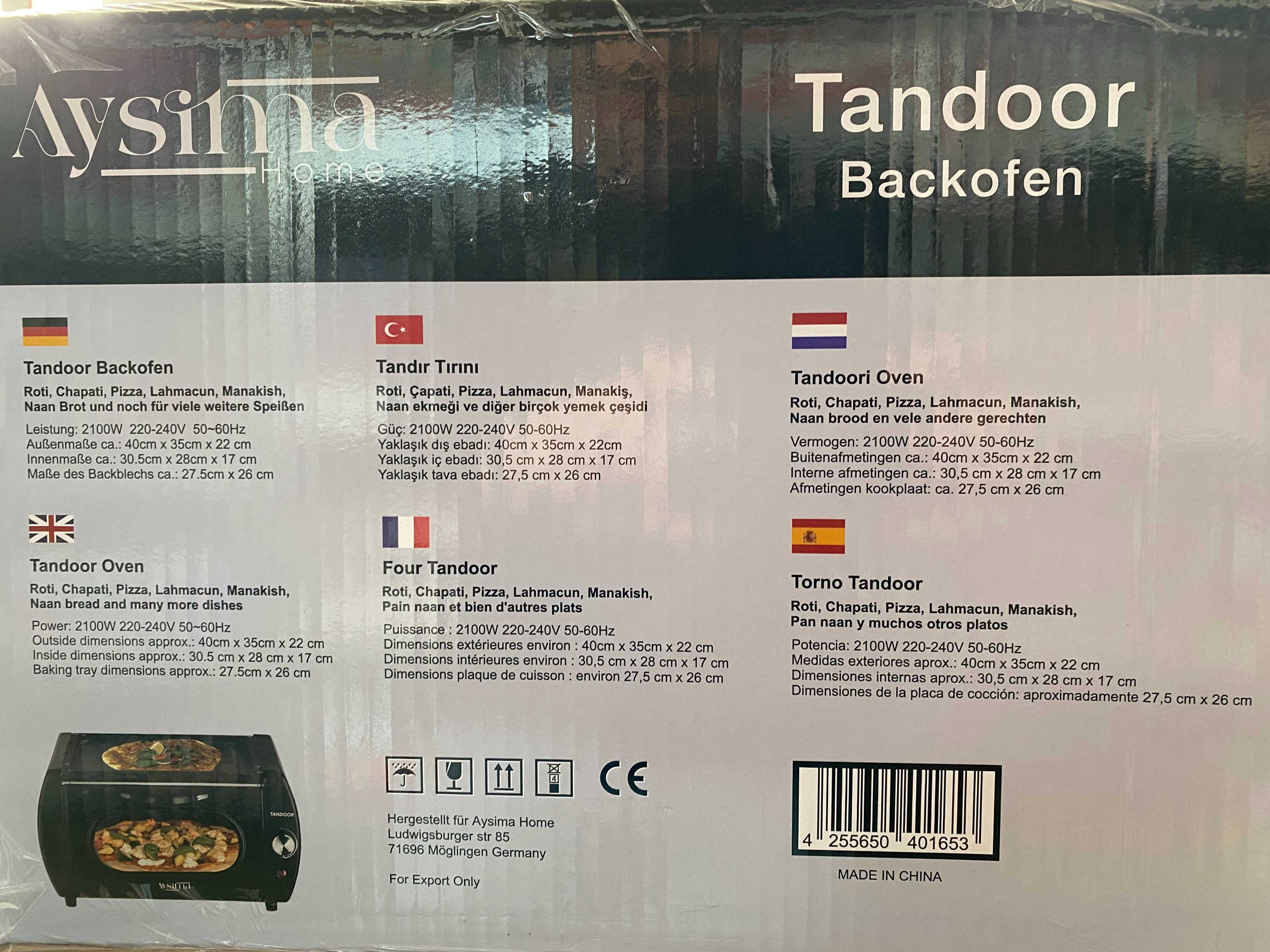Minicuptor electric TANDOOR,2100W