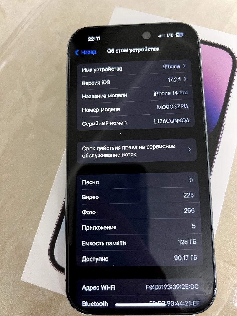 Iphone 14 pro yomkst 91% ideal