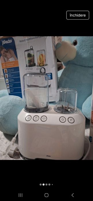 Robot multifuncțional pentru bebe și Pompa de san manuala
