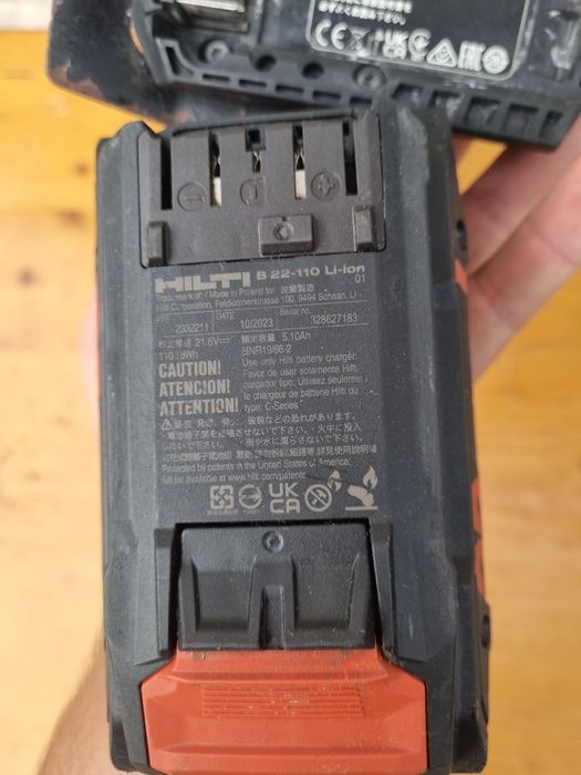 Flex hilti ag 6d cu baterie de 5 amperi
