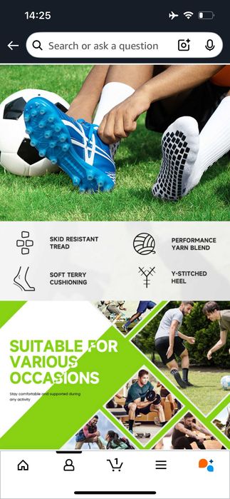 Футболни Чорапи Anti Slip размер 42-45