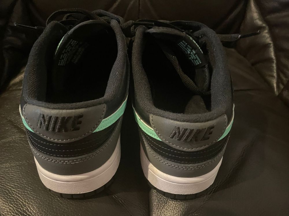 Nike Dunk Low Grey Black Green Glow