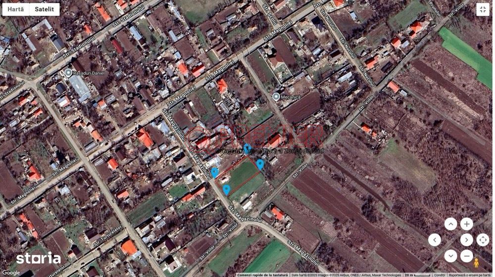 Teren intravilan 1500 mp, sat Florica, județul Călărași