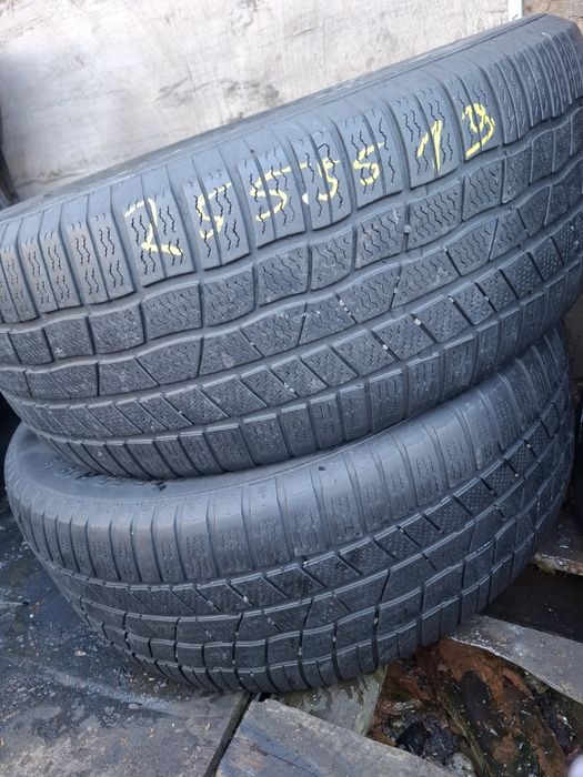 Vand 2 anvelope 255 55 19 continental de iarna bune dot 2018