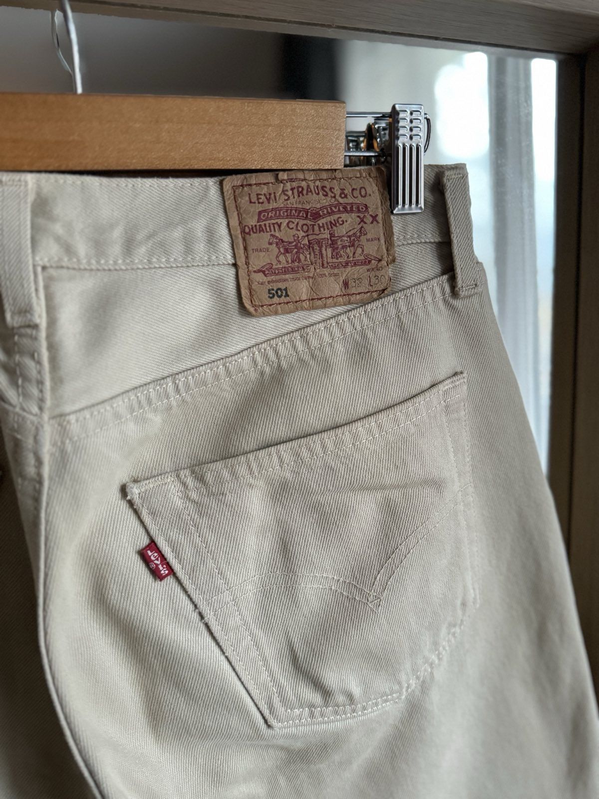 Дънки Levi's 501 и Pull and Bear размер 32