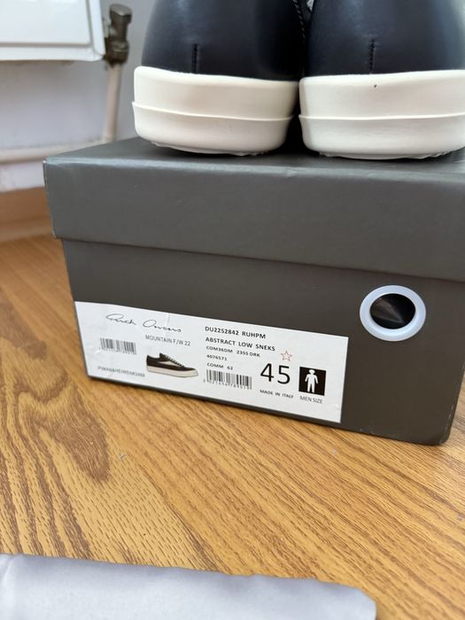 Rick Owens Vintage Sneaker „Vans” fit 43-44