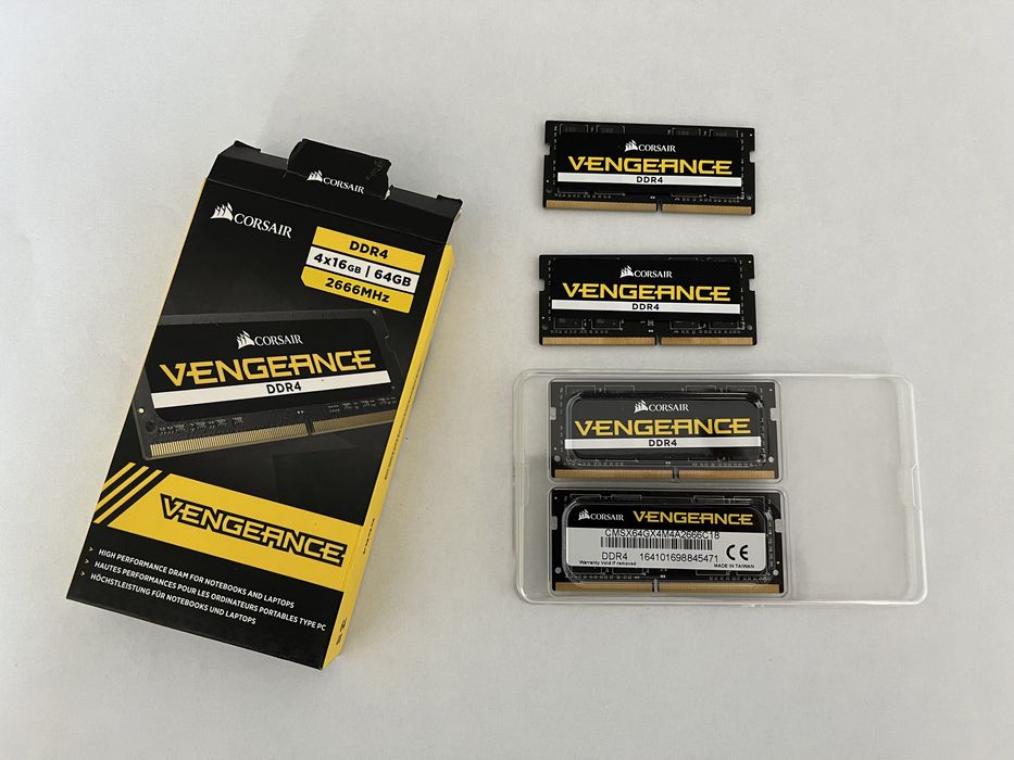 Kit memorie Corsair 4x16GB DDR4 SODIMM 2666MHz CL18  Garantie