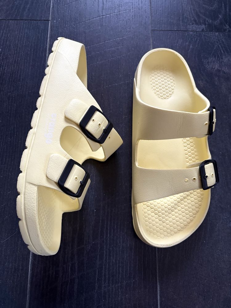 Джапанки Orango Eva като Birkenstock + чехли Kappa цена за всичко