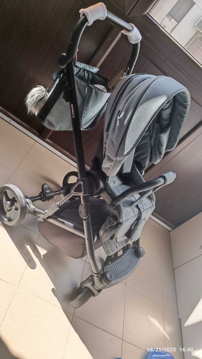 Carucior Adamex Marco + scoica Cybex Aton M I size