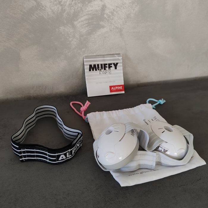 Casti antifonice bebe - Alpine, Muffy Baby, protectie auditiva