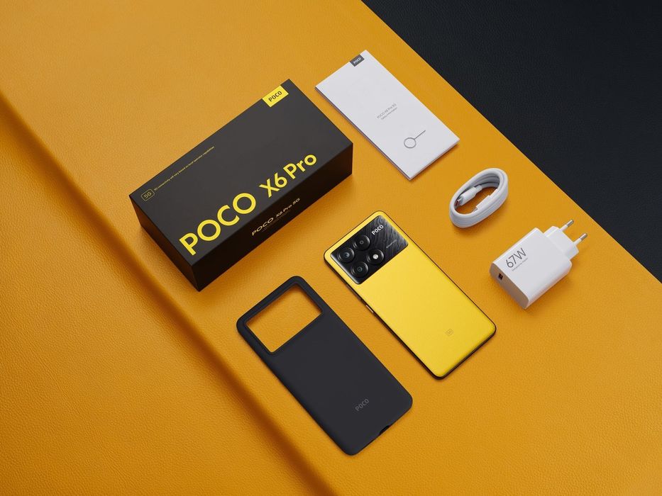Poco x6 pro 8ga 256 gb li 3mln yangidek oʻyunbop smartfon