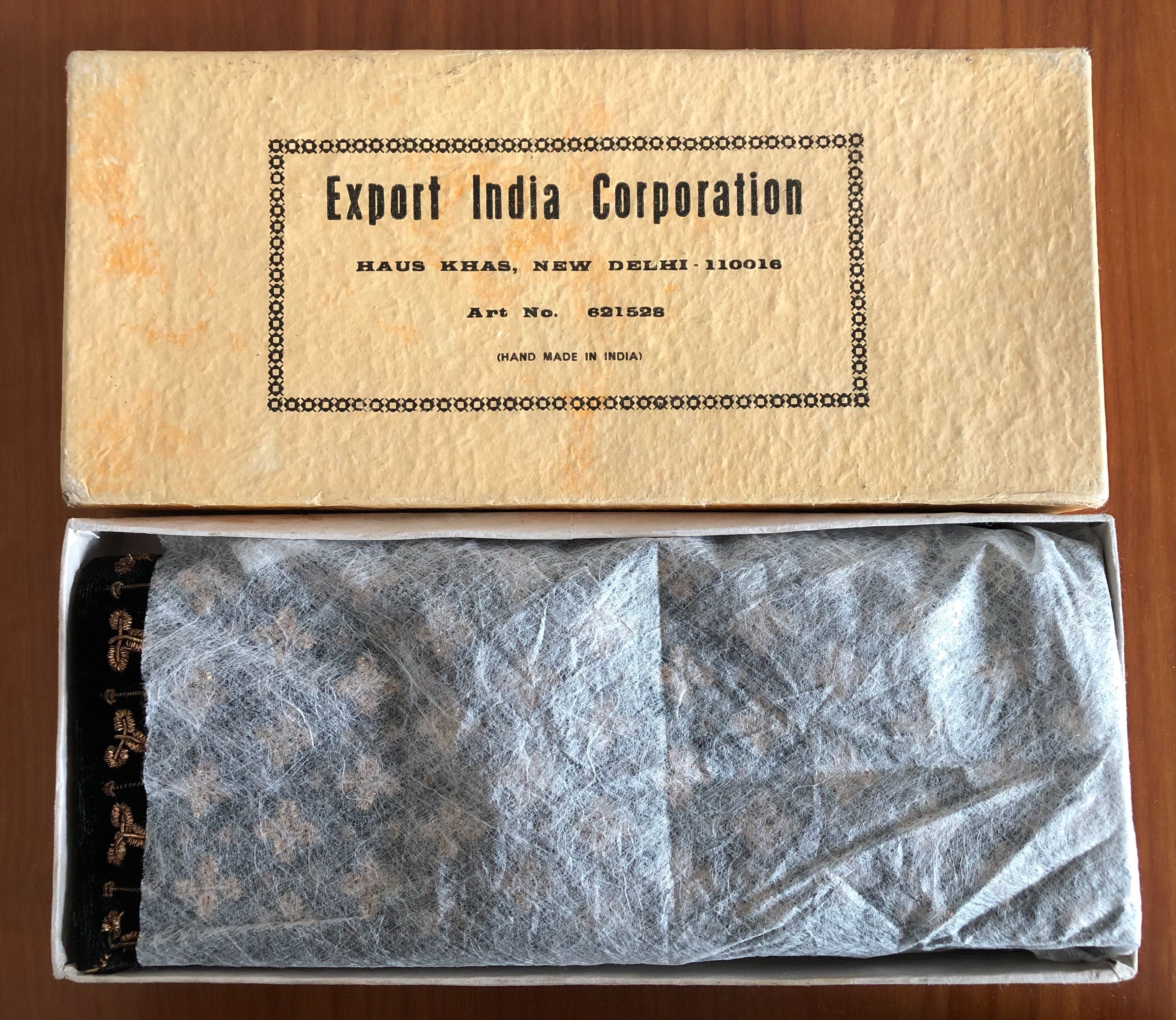 Винтажный клатч с вышивкой ручной работы (Индия 80-х годов)