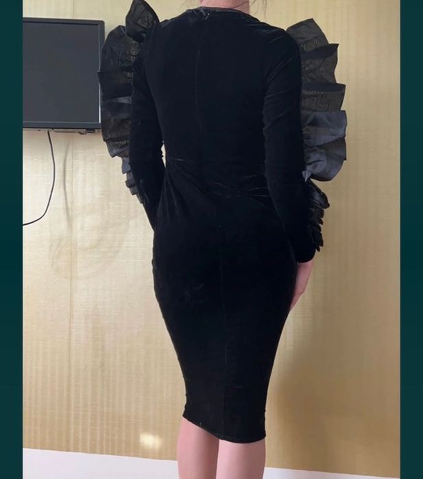 Rochie catifea eleganta