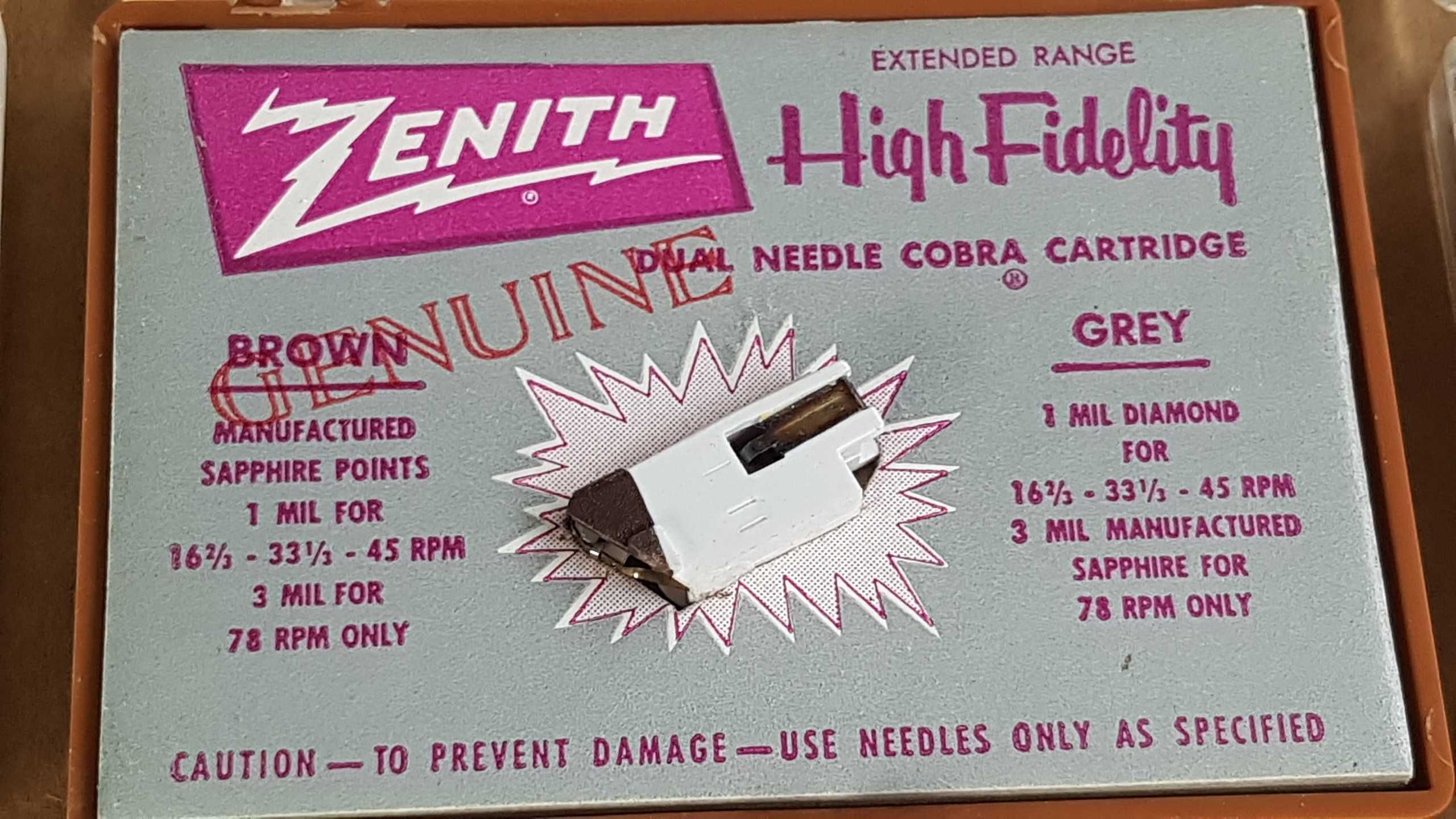 Doza Pickup,Zenith Diamond cobra cartridge,needle
