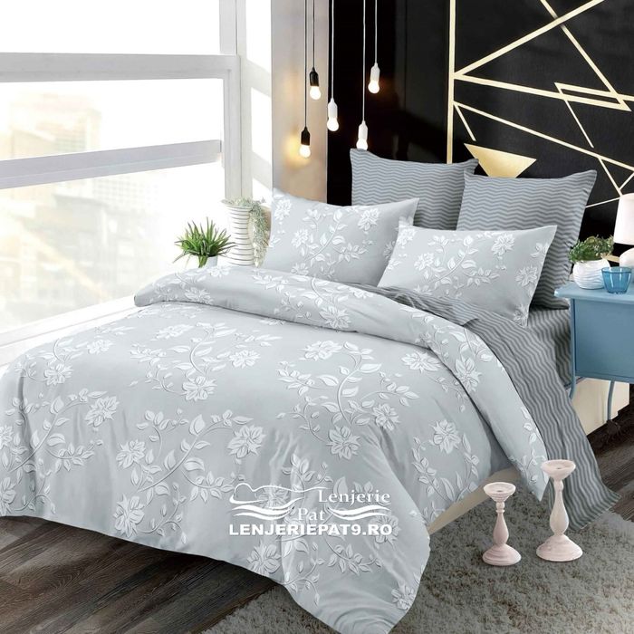 Lenjerie de Pat Păuni 6 Piese – Bumbac Finet Premium 230x250