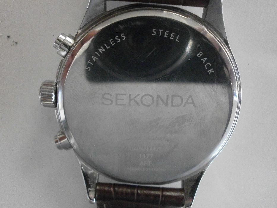 SEKONDA, quartz, chonograph, British design, Japan mvt