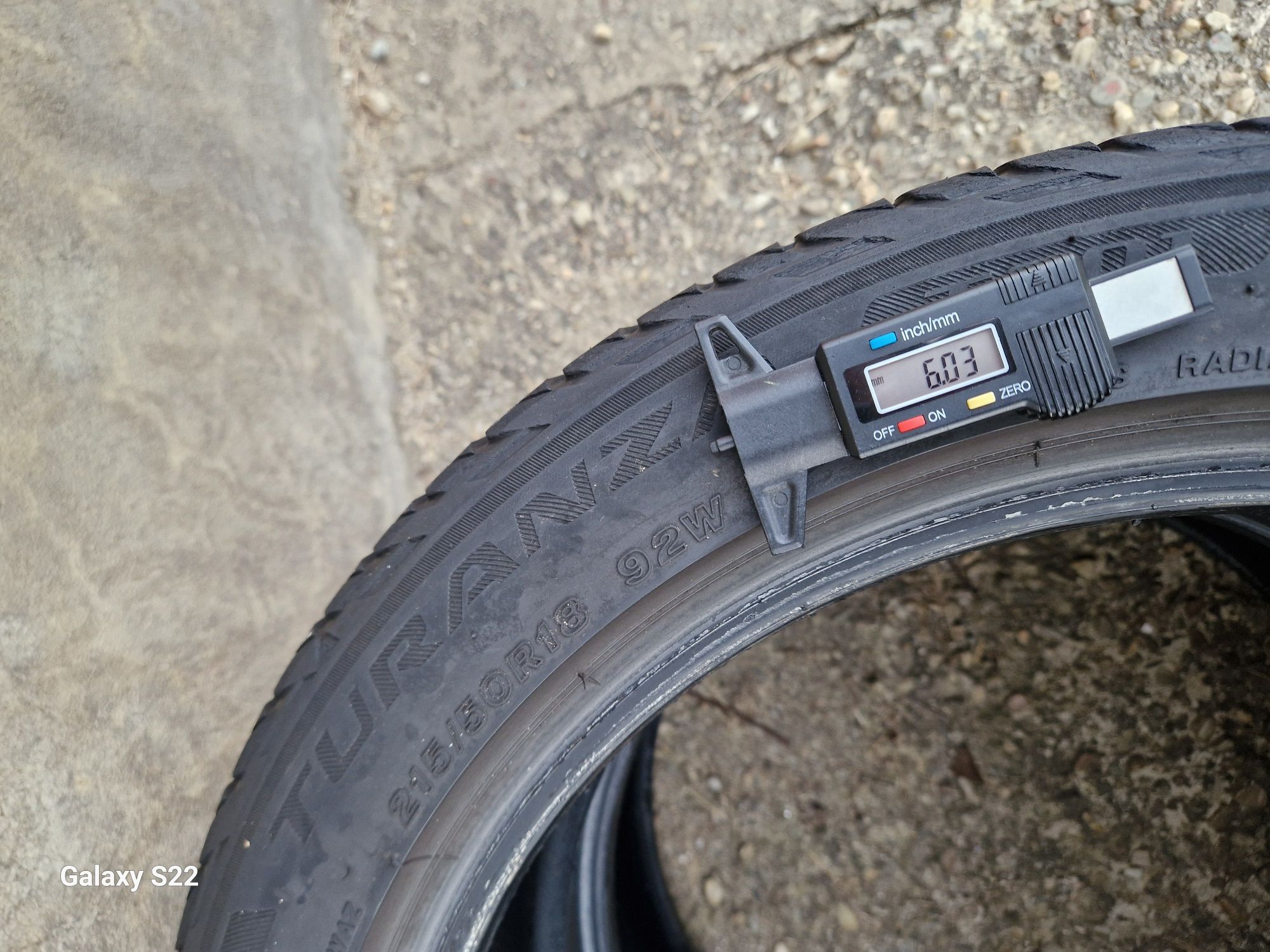2anvelope vara 215 50 18 Bridgestone