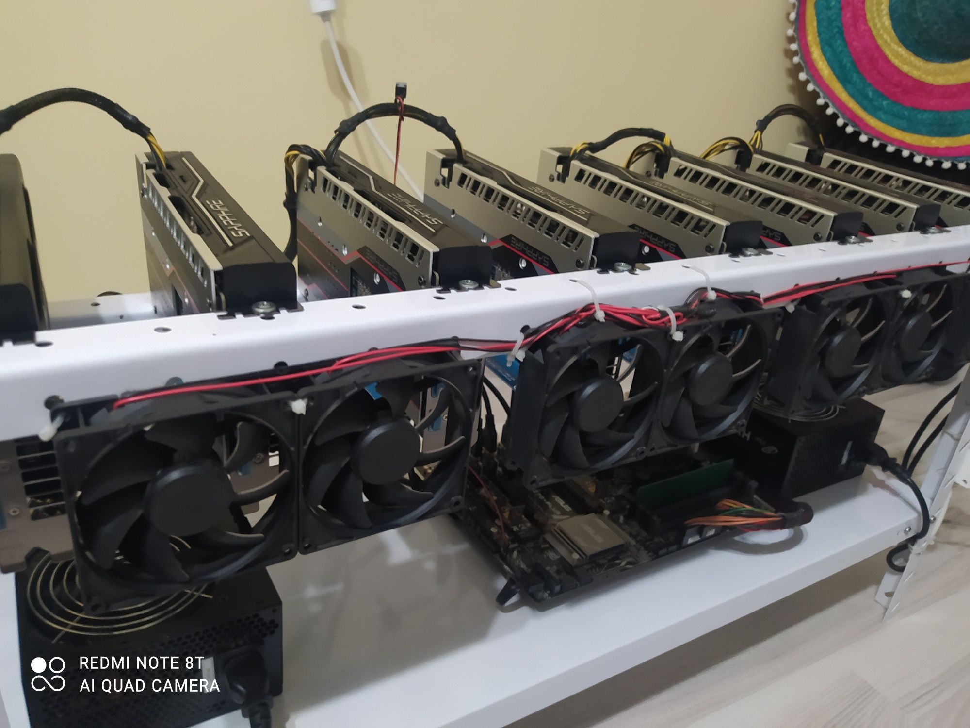 Mining rig 8 x RX570 8gb. С гаранция!!