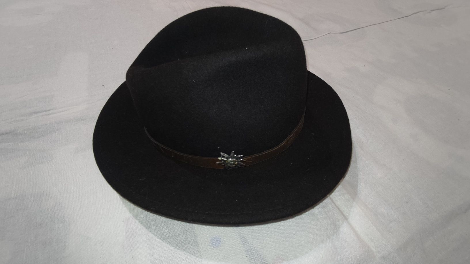 Pălărie Mayser Mathis Trekking fedora wool mărime 55 vânător padurar
