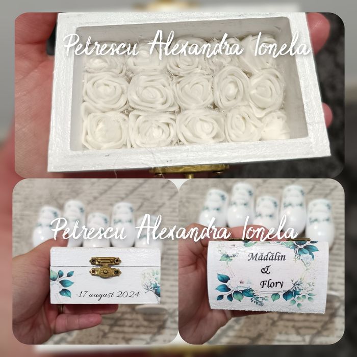Cutie personalizata pentru verighete