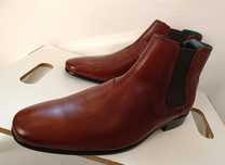 Ghete chelsea 41.5 42  plain toe Ted Baker London NOI piele naturala