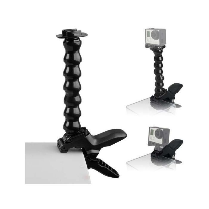 Гъвкав статив с щипка jaws flex clamp mount за екшън камери