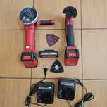 Set Polizor unghiular (flex)+unealta multifunctionala Einhell