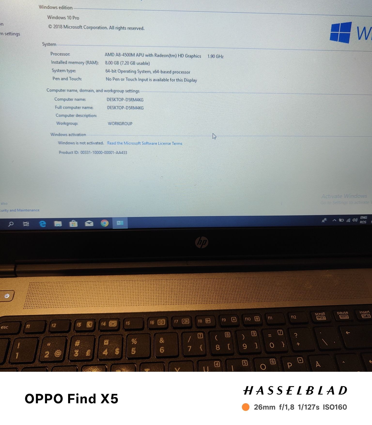 HP ProBook 645 proc AMD A8 Ram 8gb SSD 120gb ieftin