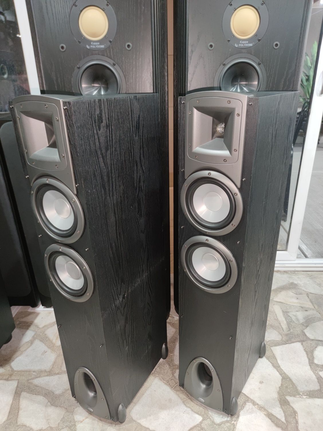Тонколони Klipsch Synergy F2 и стерео усилвател(ресивър) NAD C326BEE
