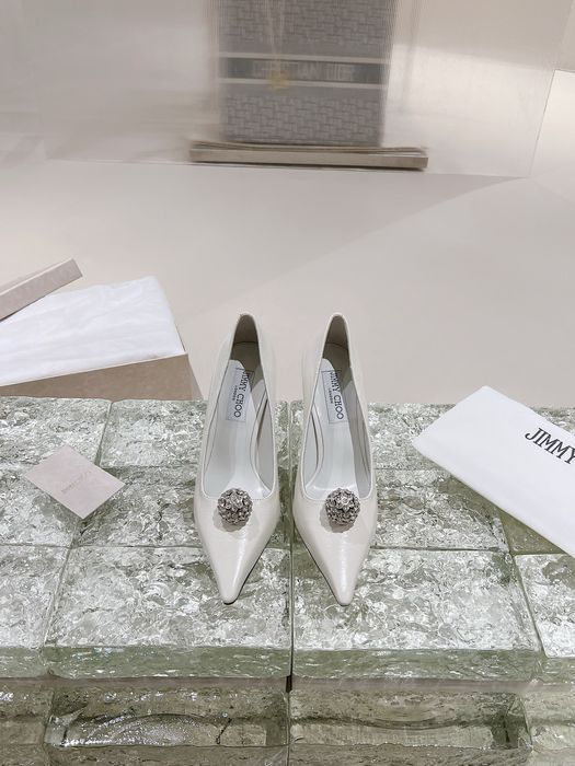 Pantofi Jimmy Choo albi marimi 35-40, tip Premium