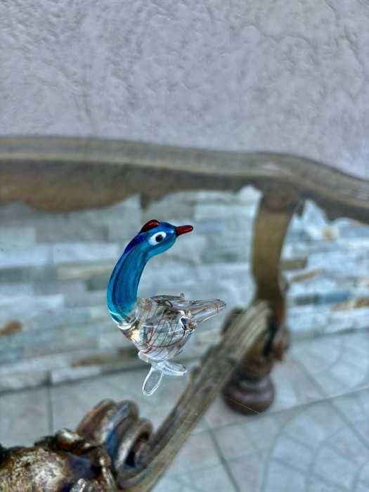 Set superb-doua figurine vintage-sticla de Murano-linia Century-Italia