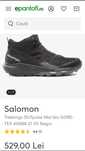 Ghete SALOMON Trekkings OUTpulse Mid Gtx GORE-TEX  Negru nr.42 2/3