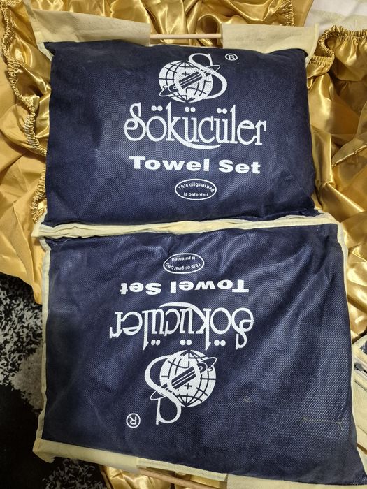 Set lenjerie de pat din bumbac satinat