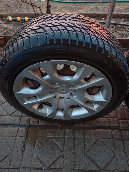 Cauciucuri+jante Nokian Snowproof p 225 50 r17 runflat- bmw