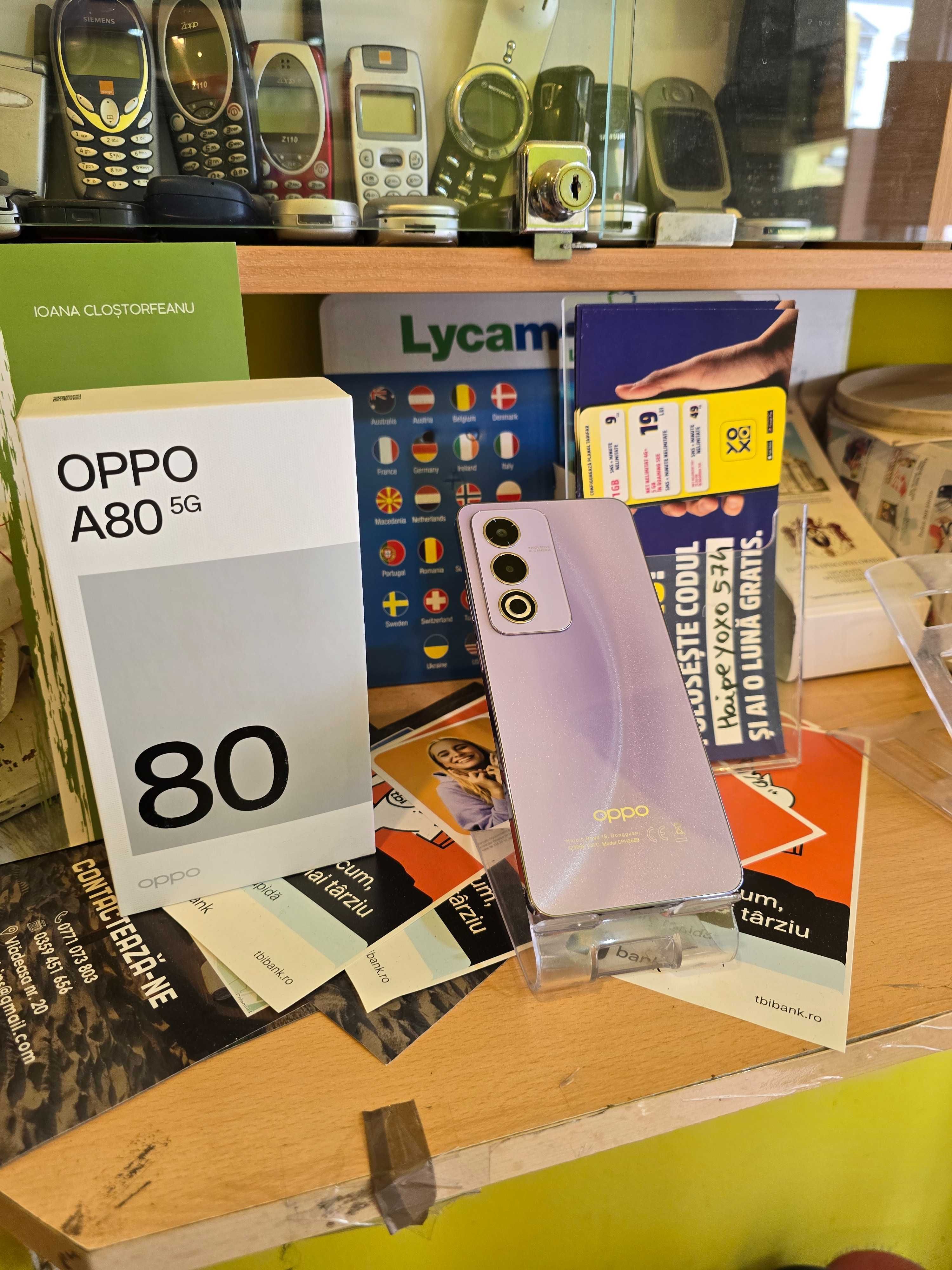 Oppo A80 *256/8*RATE*GARANTIE*FACTURA*Purple