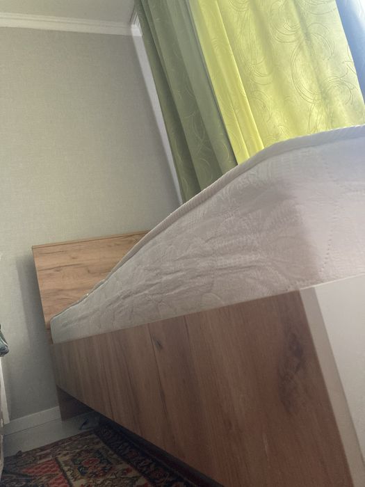 Кровать односпальная продам б/у сжатый МДФ