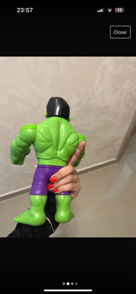 Hulk jucarie marime medie