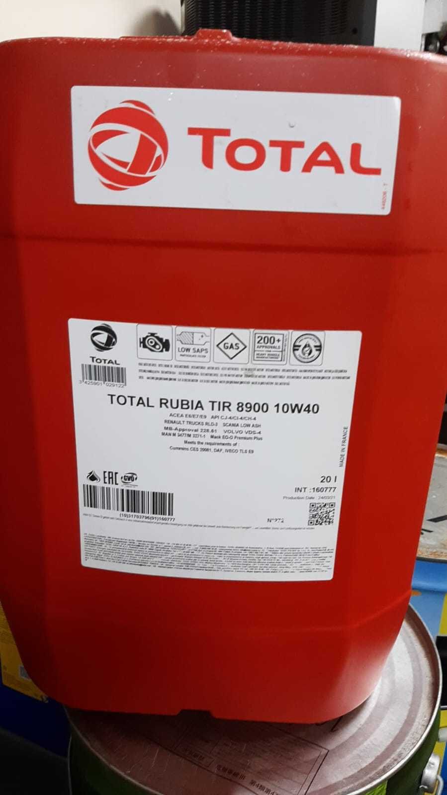Масло моторное Total Rubia 8900 10w-40 - 20 л
