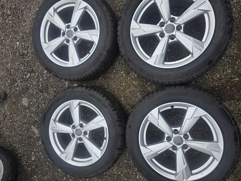 Продаваме лети джанти 18" с зимни гуми Bridgestone за Audi A6 4K 2020г