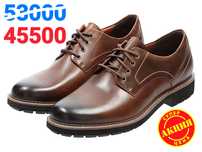 ORIGINAL Туфли мужские кожаные CLARKS (Коричневые, Чёрные) 43 Новые