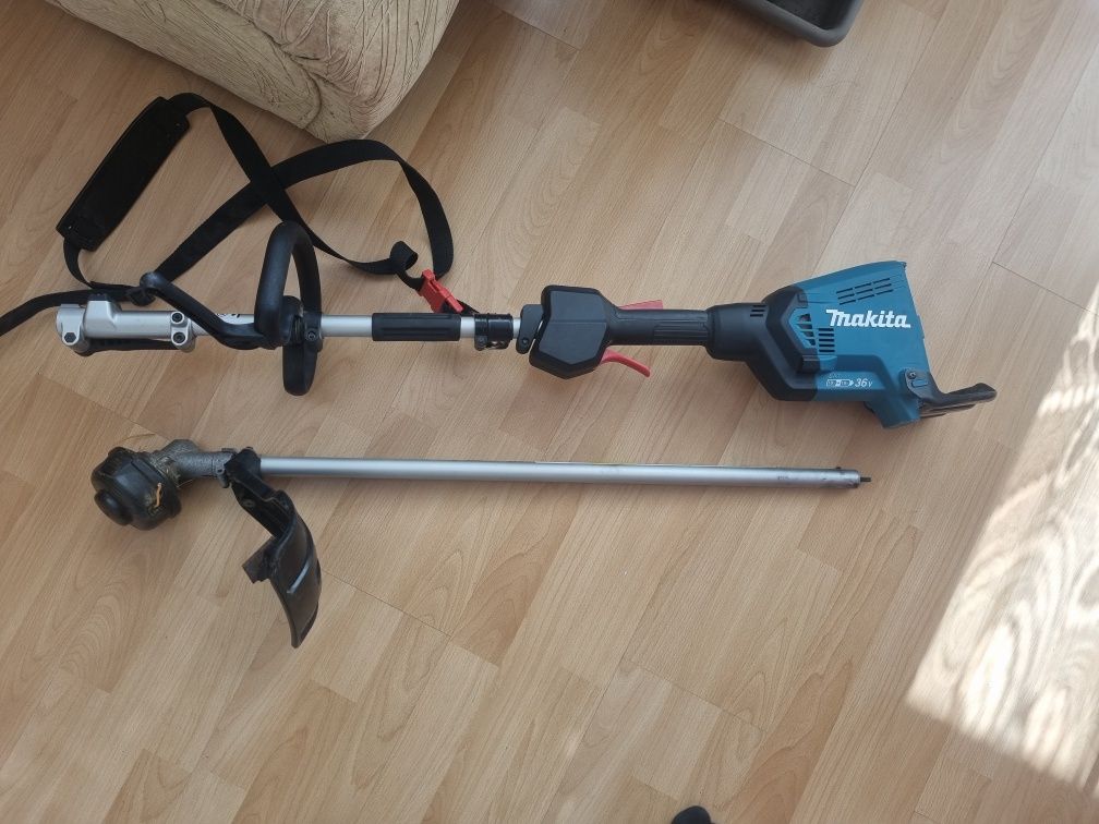 Makita DUX60 мултимотор с приставка за тример за трева