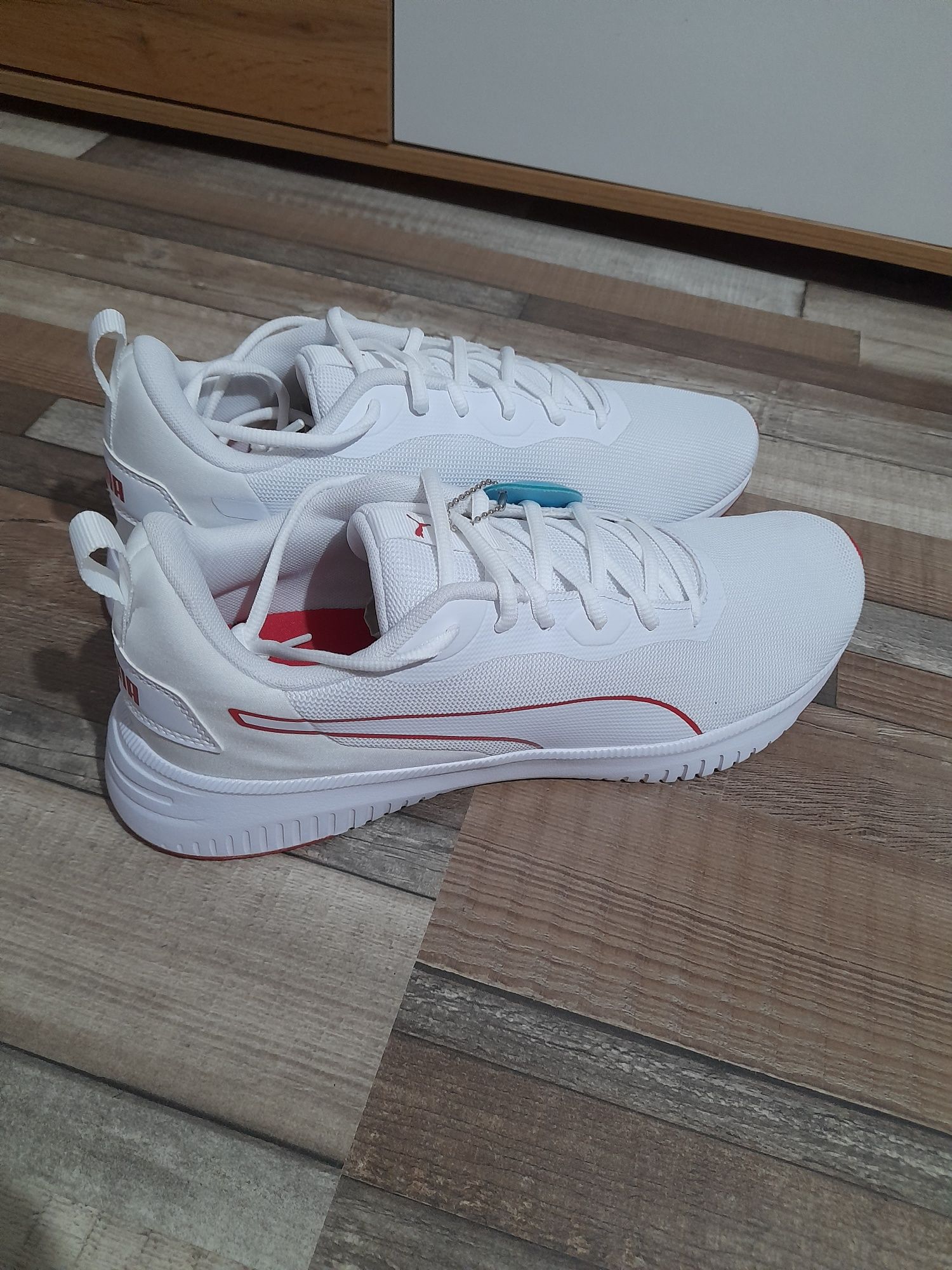 Adidași puma unisex,albi, 46