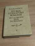 Istoria Literaturii Romane de la Origini pana in Prezent 1982